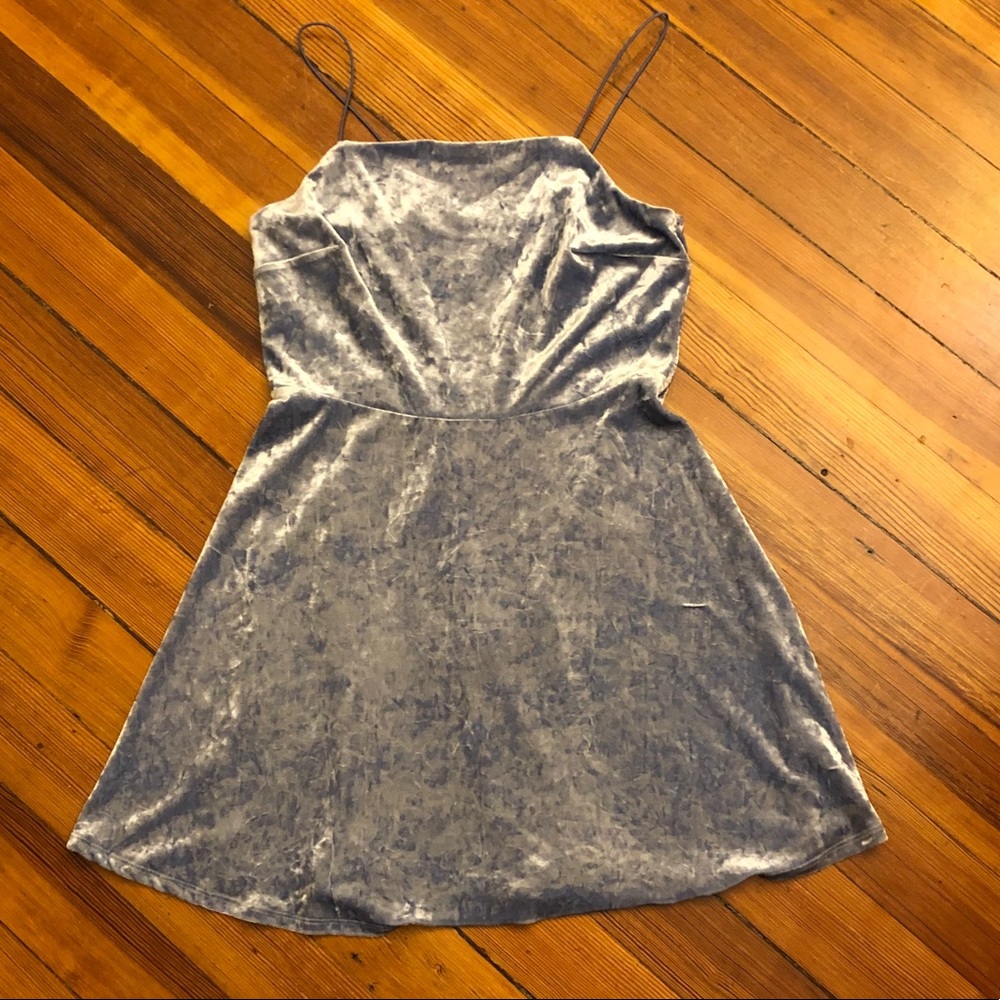 Wild Fable Blue Velvet Dress